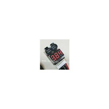 1-8S Lipo Battery Tester Low Voltage Buzzer Alarm