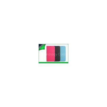 Pink ZTE Mobile Phone Protective Cases / Covers With Card Slot / Embossed Logo