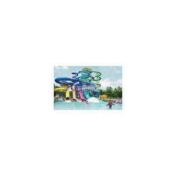 Outdoor Children Fiberglass Water Pool High Speed Body Slides Equipment