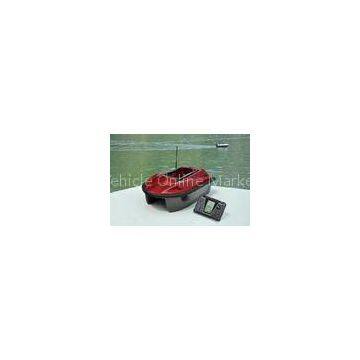 Double Bait Hoppers Red Remote Control Fishing Boat, Anti-wind RC Bait Boats RYH-001D