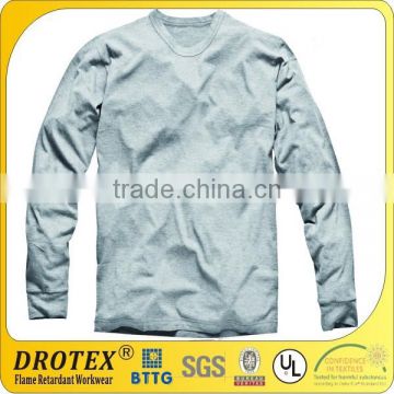 Work Shirt Safety Work Shirts Modacrylic Long Sleeve T-Shirt Fireproof T-Shirt