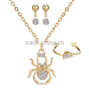 Wedding Jewelry Set Crystal women Necklace Earrings Fashion Style