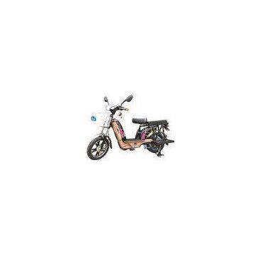 16\'\' Electric Powered Bikes Drum Brake Power Assisted Bicycle With Tubeless Vacuum Tires