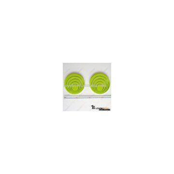 Traffic circle polka wall poster