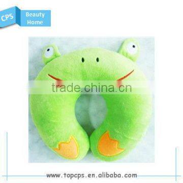 Frog style children microbeads neck pillow promotive gift