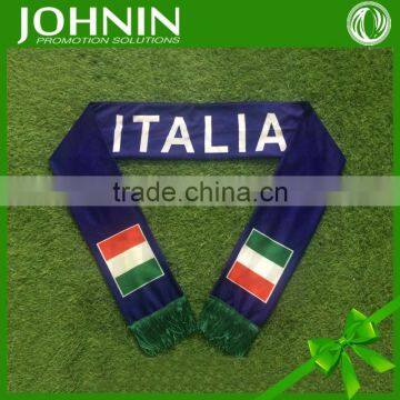 2018 new promotional gifts forpolyester long European cup scarves