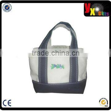 Laminated Jute Color Panel Promotional Tote Bags