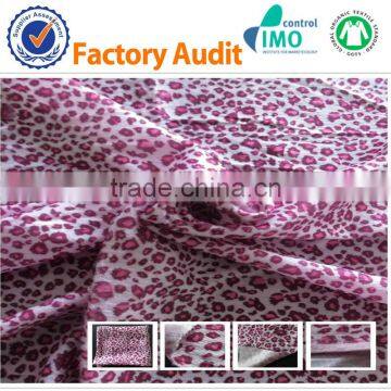 100%polyester 150D printed fleece fabric