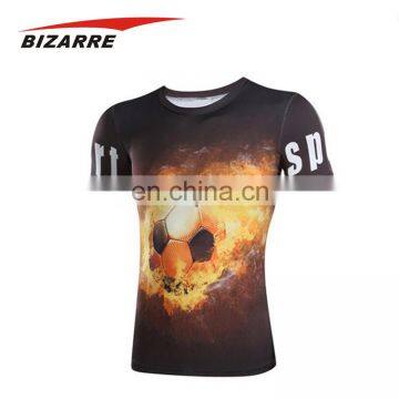 Personalized Compressed Customized Colors Sublimation T Shirts