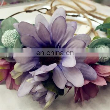 Wholesale christmas garland artificial flower garland flower wreath Headband FH4016