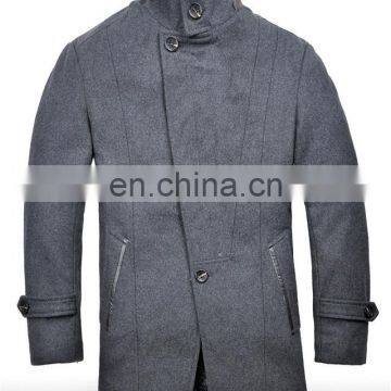 European Style Men's Winter Long Warm Wool Coat