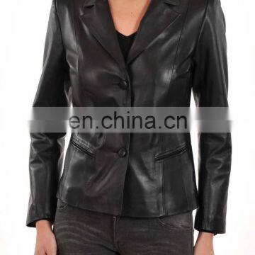 Womens Leather blazer