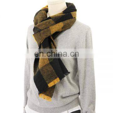 2017 Best Selling Autumn Winter 30% Cashmere 70% Wool Shawl Woolen Plaid Women Men Scarf Classic Tartan Fringe Scarf Shawl