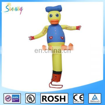 Attractive donald duck mini air dancer, mini inflatable sky dancer