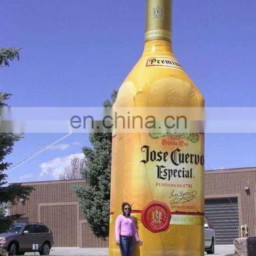 Giant Promotional Inflatable Champagne Liquor Bottle For Sale