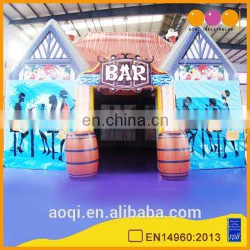 AOQI new design air tight inflatable bar house tent outdoor inflatable party tent for sale