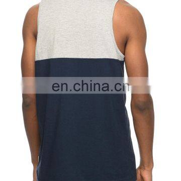 OEM service muscle t shirt screen print stringer singlet for men