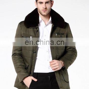 T-MJ510 Mens Warm Winter Big Size Faux Fur Jacket