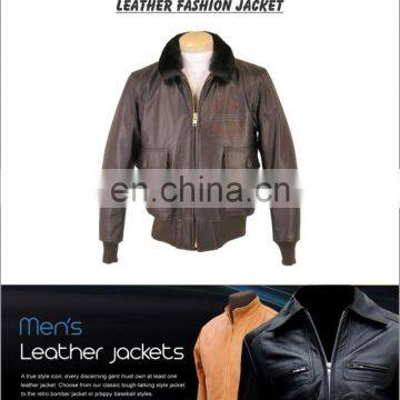 Men's leather jackets | Leather coat and biker jacket styles