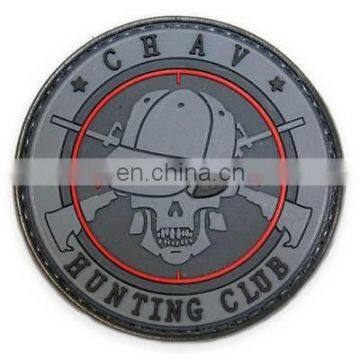 Canada Flag thin blue line military hook back custom 3d rubber patch