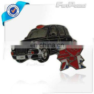 Soft enamel with epoxy Car Lapel Pin