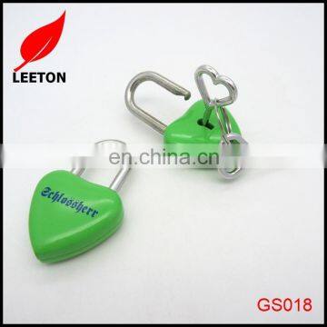 Colored Zinc Alloy Heart Padlock photo-3