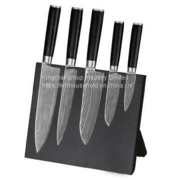 MDF Magnetic Knife Holder In Black Color