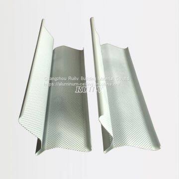 Water Drop Aluminum Ceiling for Station/ Wooden Grain Aluminum Linear Ceiling/Perforated Aluminum Linear Ceiling photo-5
