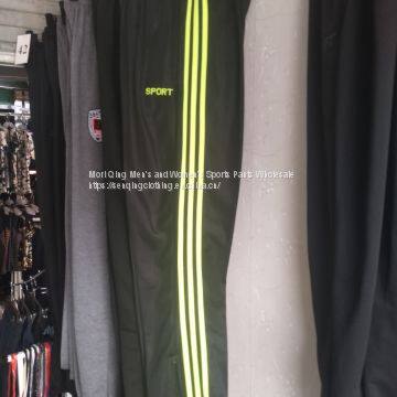 Three Bars Men's Sports Trousers Loose Straight Tube With Down Casual Pants photo-2