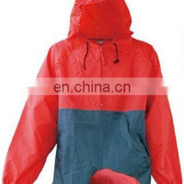 Promotion polyester windbreaker/ foldable rainwear windbreakerJacket