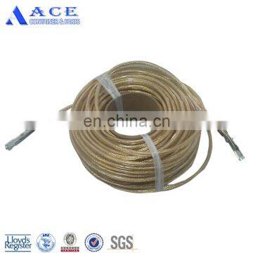 PVC Coated 5.5mm 21m Tarpaulin TIR Cable for Open Top container