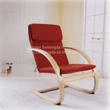 Cheap Affordable North Europe Style Living Room Wood Relax Chair photo-5