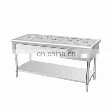 Commercial kitchen equipment electric stainless steelbainmarie