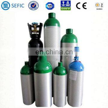 17E Thread Valve DOT-3AL 2kg CO2 Aluminum Gas Cylinder