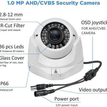 4 in 1 5.0MP IR Dome CCTV Security Surveillance Ahd Camera photo-5