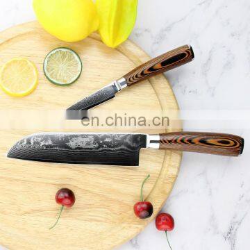 ODM Damascus Handmade Luxury Kitchen Knife Set photo-3