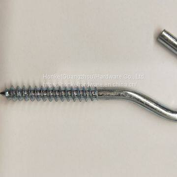 Stainless Steel C Hook Screw Open Screw Eye Zinc Metal Galvanized Screw Hook photo-3