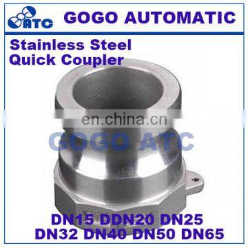 Female Thread Quick Coupler Type A DN50 Camlock Stainless Steel Reducing Bushing Brass Compression Fittings photo-2