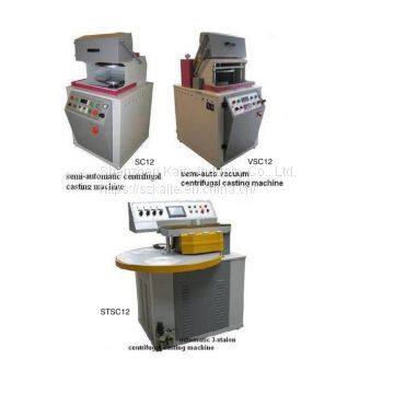 Semi-automatic centrifugal casting machine