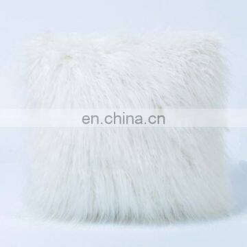 Decorative New Luxury Series Merino Style Fur Throw Pillow Case Cushion Cover photo-5
