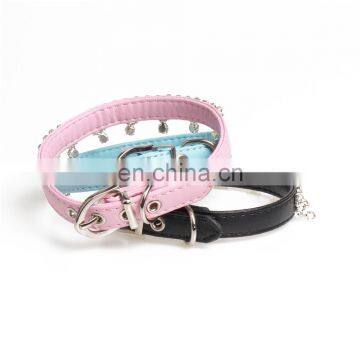 Luxury and Noble pu Rhinestone Pet Collar Dog Collar photo-7