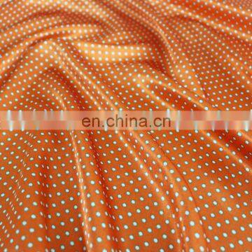 Chinese Supplier High Quality Cheap Polka Dot Pattern Printed Polyester Satin Fabric for Dress photo-4
