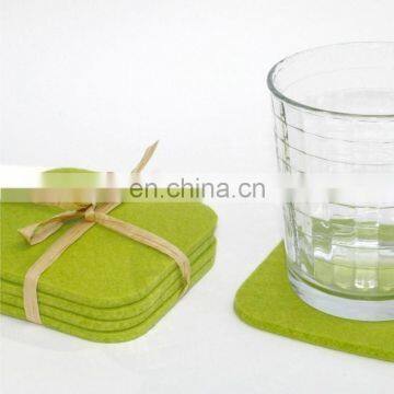 Hexagon Shape Multi Pockets Mug Linen Color Felt Coaster New Zealand photo-2