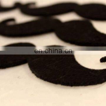 Customized 1mm Soft Black Felt Moustache for Party Decoration photo-6