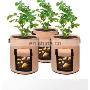 felt nonwoven potato grow bag with customized size