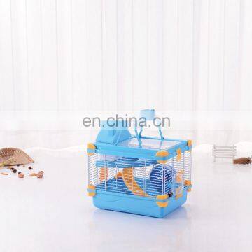 Wholesale Hamster cage fantasy castle double deck transparent skylight cage luxury villa Hamster cage