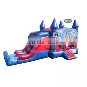 pokemon inflatable bouncer jumping bouncy castle bounce house with slide