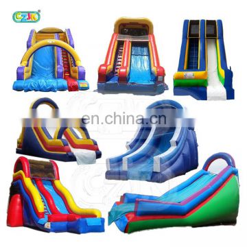 home small climbing giant pool inflatable water slide for swimming inground  pool