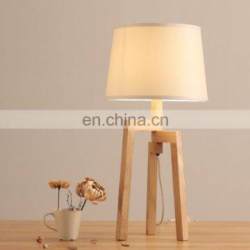 Simple design decorative table lighting Wooden table lamps reading lamp for hotel living room bedroom study room