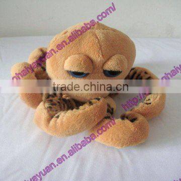 plush seal animal toy brown octopus